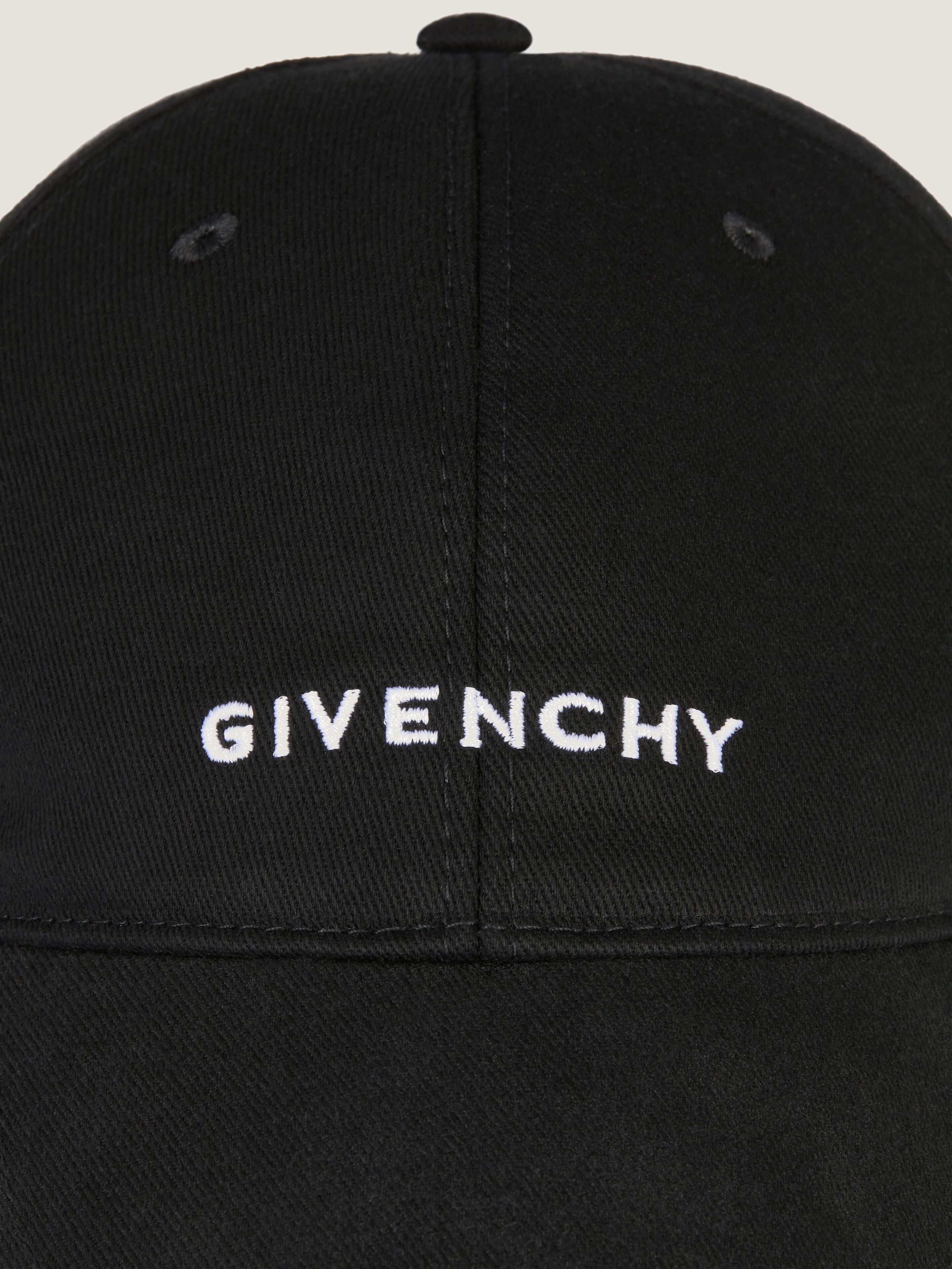 GIVENCHY embroidered cap in cotton